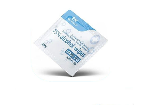 Limpezas desinfetantes antissépticas pessoais da mão 60gsm da segurança