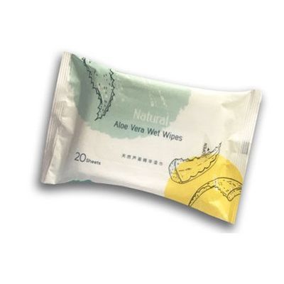 Descasque o aloés natural de limpeza Vera Wet Wipes For Hands/cara