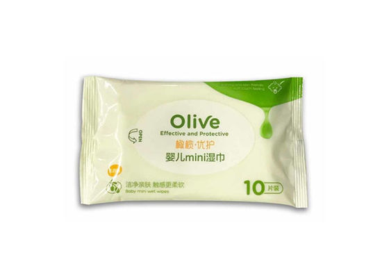Olive Essence Portable Baby Wet descartável limpa sem o álcool