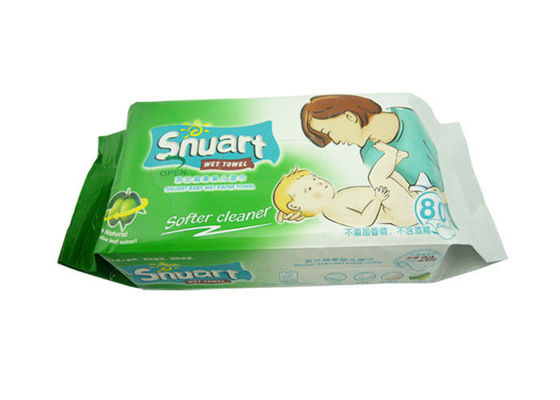 o bebê 50gsm sem álcool limpa/limpezas molhadas livres da fragrância