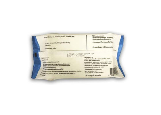Nenhumas limpezas molhadas refinadas 99% do bebê da água de Vera Moisturizing do aloés do álcool
