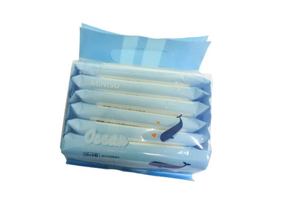 10pcs branco * 6 nenhumas limpezas molhadas do bebê ultra macio da fragrância