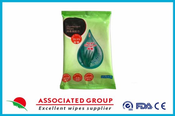 Aloés individualmente envolvido Vera Extract Disinfectant Wet Wipes