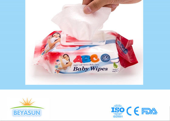 Limpeza personalizada do bebê de Logo Disposable Wet Wipes For